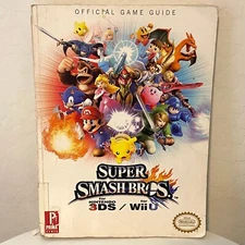 Super Smash Bros. Official Game Guide For Nintendo 3DS/ For Wii U copyright 2014