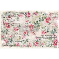 Floral Wallpaper | Décor Fiber Decoupage Tissue | Redesign with Prima