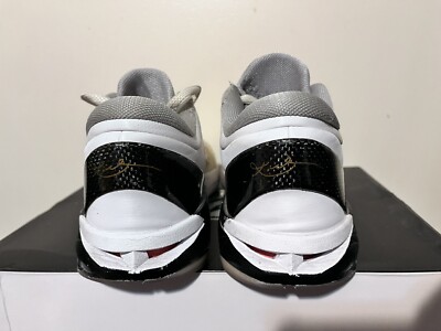 2012 Mens Nike Kobe VII 7 System Elite Home White Gold Black  display picture 3