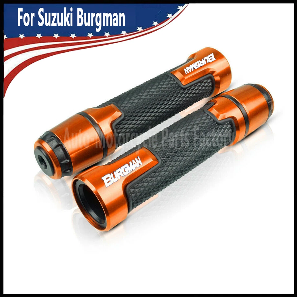 7/8" Motorcycle Gel Handlebar Grip Throttle Grip For Suzuki Burgman 200 400 650 - Изображение 2 из 4