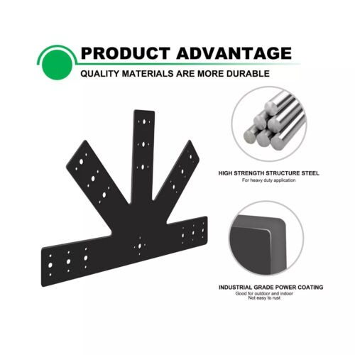 2x12 Pitch Powder Coated Gable Plate Truss Roof Plate Connector Heavy Duty AU - Picture 4 of 10