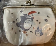 My Neighbor Totoro Gusseted Frame Pouch - Flying Totoro Studio Ghibli New Japan