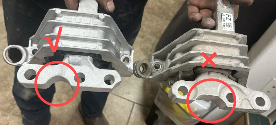 Engine Motor & Trans Mount Set for Buick Regal 2014-2017 Chevrolet Malibu 13-15 - Image 2 of 4