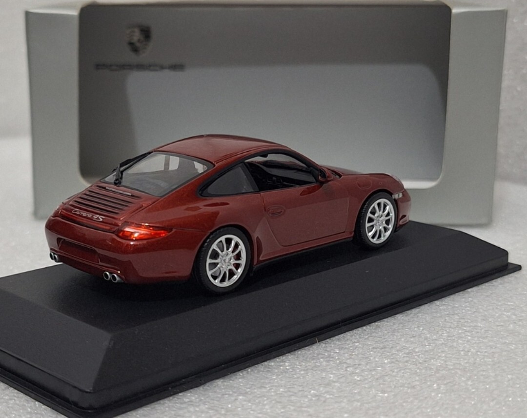 【MINICHAMPS】限定2008台 Porsche 911(997) Porsche 911 (997.II) Carrera 4S 2008 Ruby Red 1:43 Minichamps WAP