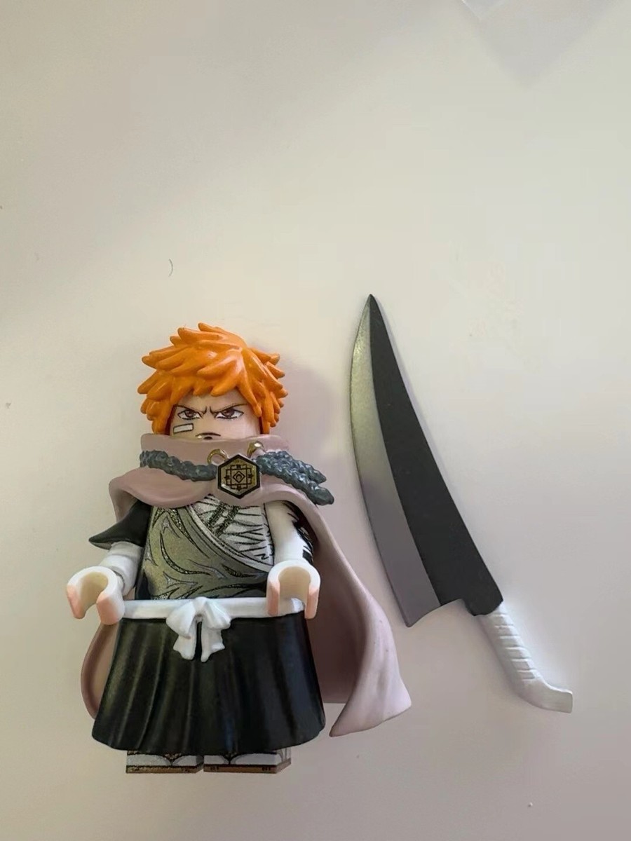 custom 3th party min brick minifig mf bleach Kurosaki Ichigo