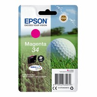 "Epson C13T34634010 Singlepack 34 Durabrite Ultra Ink Serie \"Golfball\" Magenta"