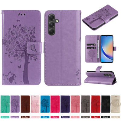 Magnetic Leather Flip Stand Card Wallet Case For Samsung Galaxy A17 A16 A55 A05S