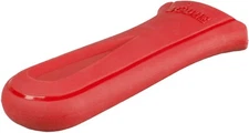 LODGE Red Silicone Deluxe Hot Handle Holder, 1 EA Pot Holder Sleeve for Skillet