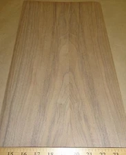 Walnut wood veneer 6" x 4" raw no backer 1/42" thickness thin with sapwood