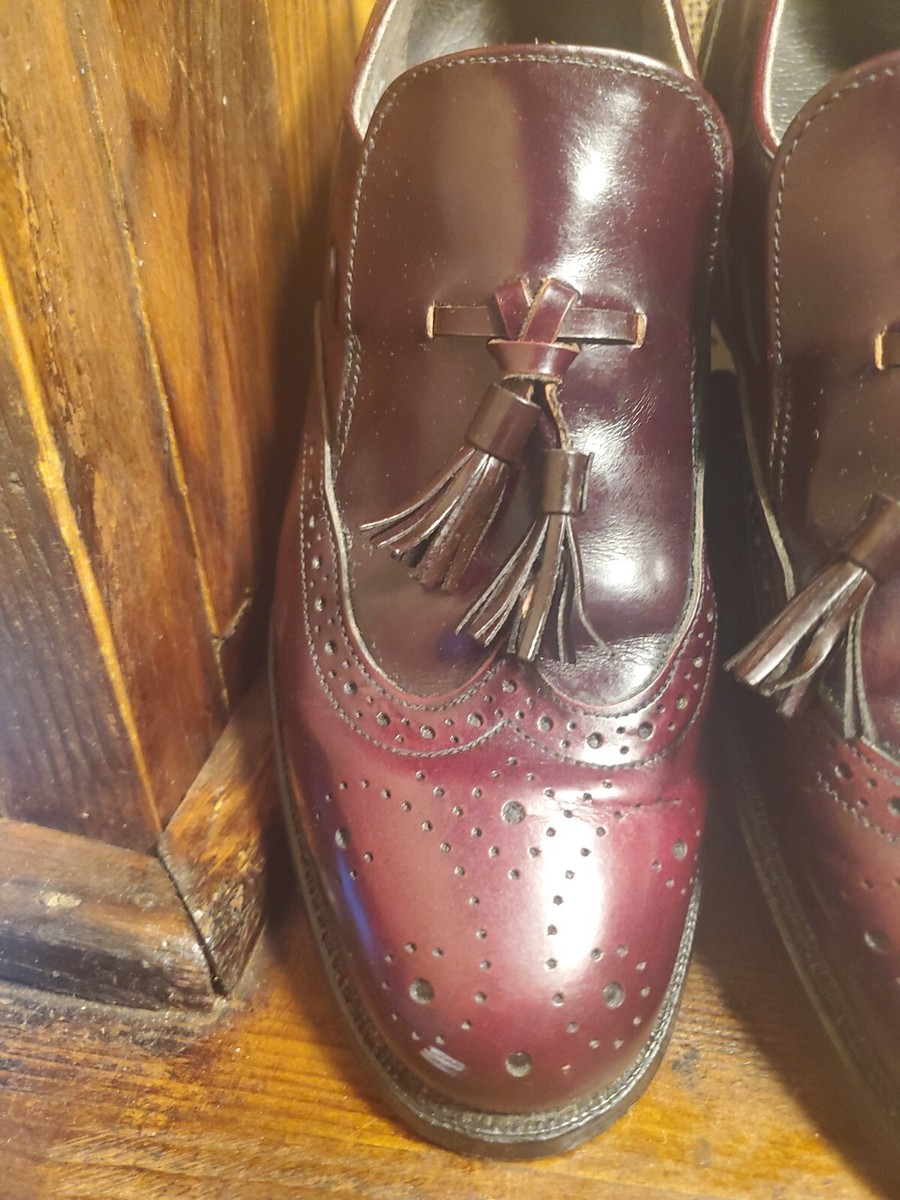 VTG Bostonian Heritage Tassel Loafers Men’s 9.5 /10 Leather Sole Burgundy USA Bostonian | Shoes | Bostonian Mens Classics Burgundy Leather  main image 4