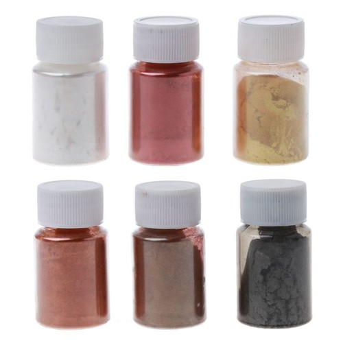 Pearl Pigment Set Colorful Natural Mineral Mica Powder for Soap Making Cosmetics