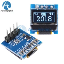 0.49" inch White OLED Display Screen Module SSD1306 64x32 I2C IIC For Arduino