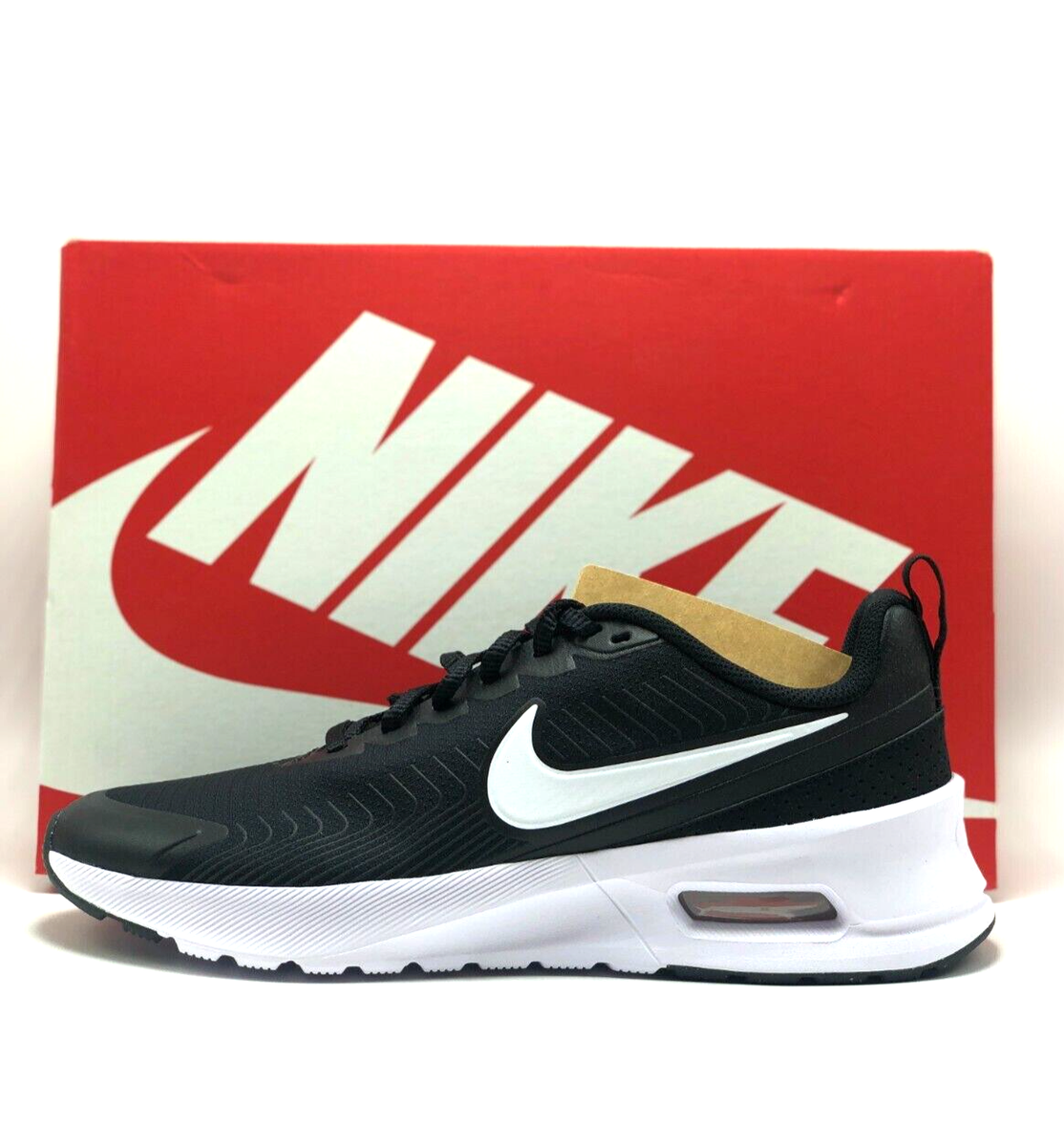 NEW* MEN NIKE Air Max NuAxis Black/White (FD4329 001), Sz 8.0