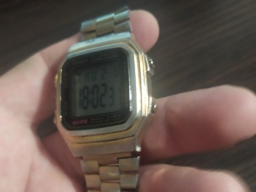 Casio Watch Alarm Chrono Dual Time Illuminator Digital h A178W Vintage Men's - Picture 10 of 24