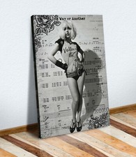 DEBBIE HARRY CANVAS WALL ART PRINT ARTWORK  DEEP FRAMED - ONE WAY OR ANOTHER