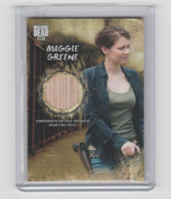 TOPPS WALKING DEAD ROAD TO ALEXANDRIA MAGGIE BAT CARD WALMART EXCLUSIVE!