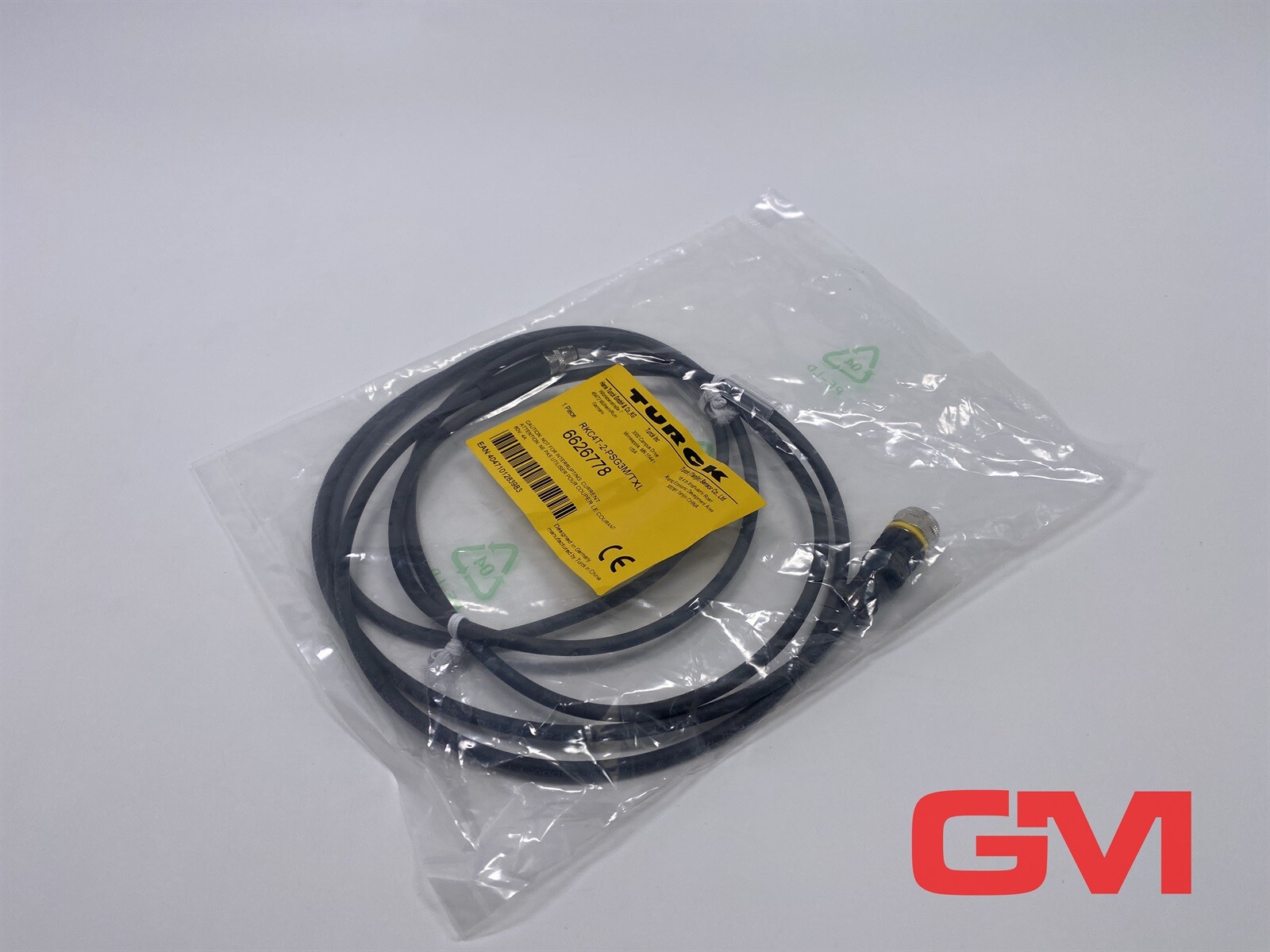Turck Actuator and Sensor Cable RKC4T-2-PSG3M/TXL Extension 6626778