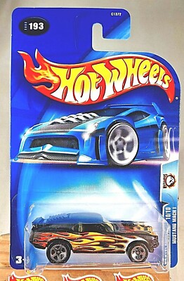 2003 Hot Wheels #193 Wastelanders 10/10 MUSTANG MACH 1 Black w/Chrome 5 Spokes