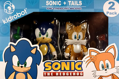 SONIC THE HEDGEHOG Sonic + Tails - Kidrobot - 3'' / 2-Pack