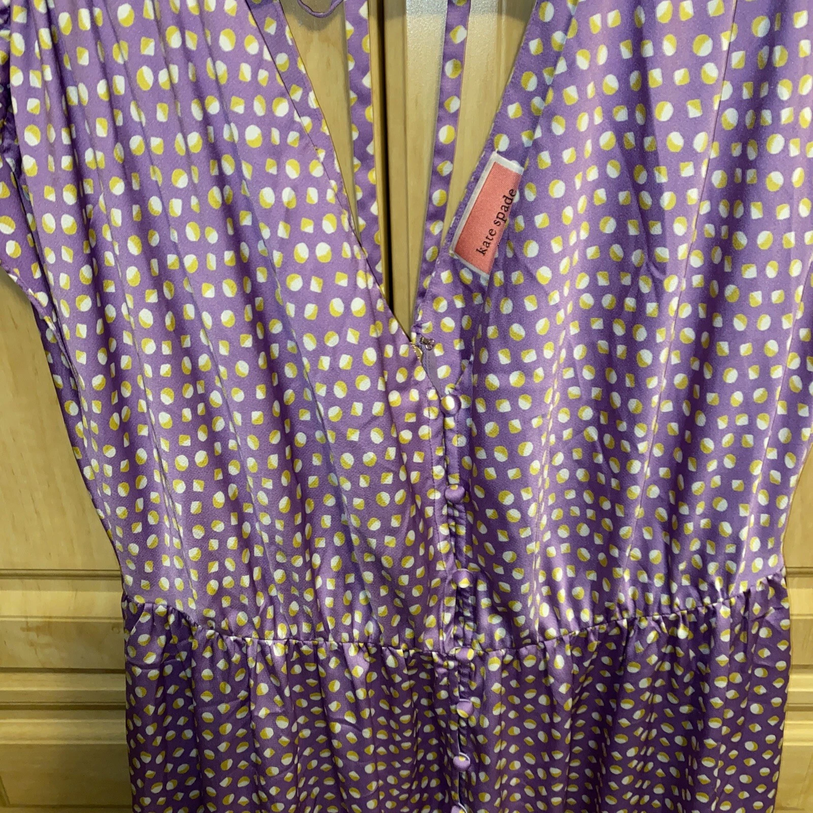 Abito multicolore Kate Spade New York stampa geometrica taglia 8