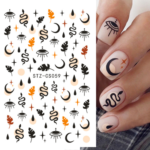 Nail Stickers Art Decal DIY Design Waterproof 3D Butterfly Heart Letters US NS7 - Picture 27 of 45