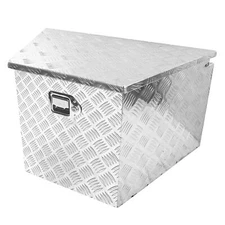 30"/34"/39"Aluminum Tongue Tool Box Truck Trailer Bed Storage Toolbox w/Lock