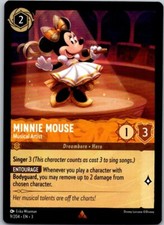 Disney Lorcana Minnie Mouse - Musical Artist Into the Inklands Free Shipping 