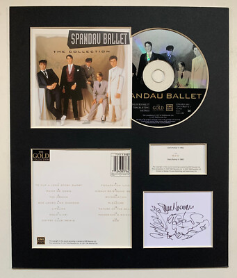 SPANDAU BALLET - Signed Autographed - THE COLLECTION - Album Display