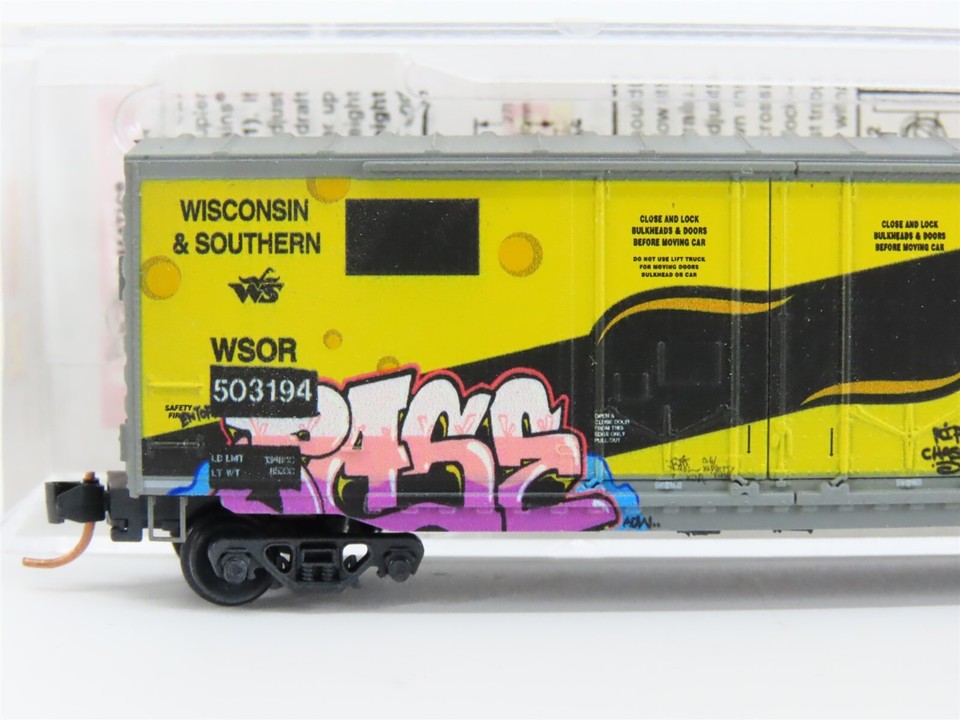 N MicroTrains MTL 07544200 WSOR 50' Box Car 503194 Weathered