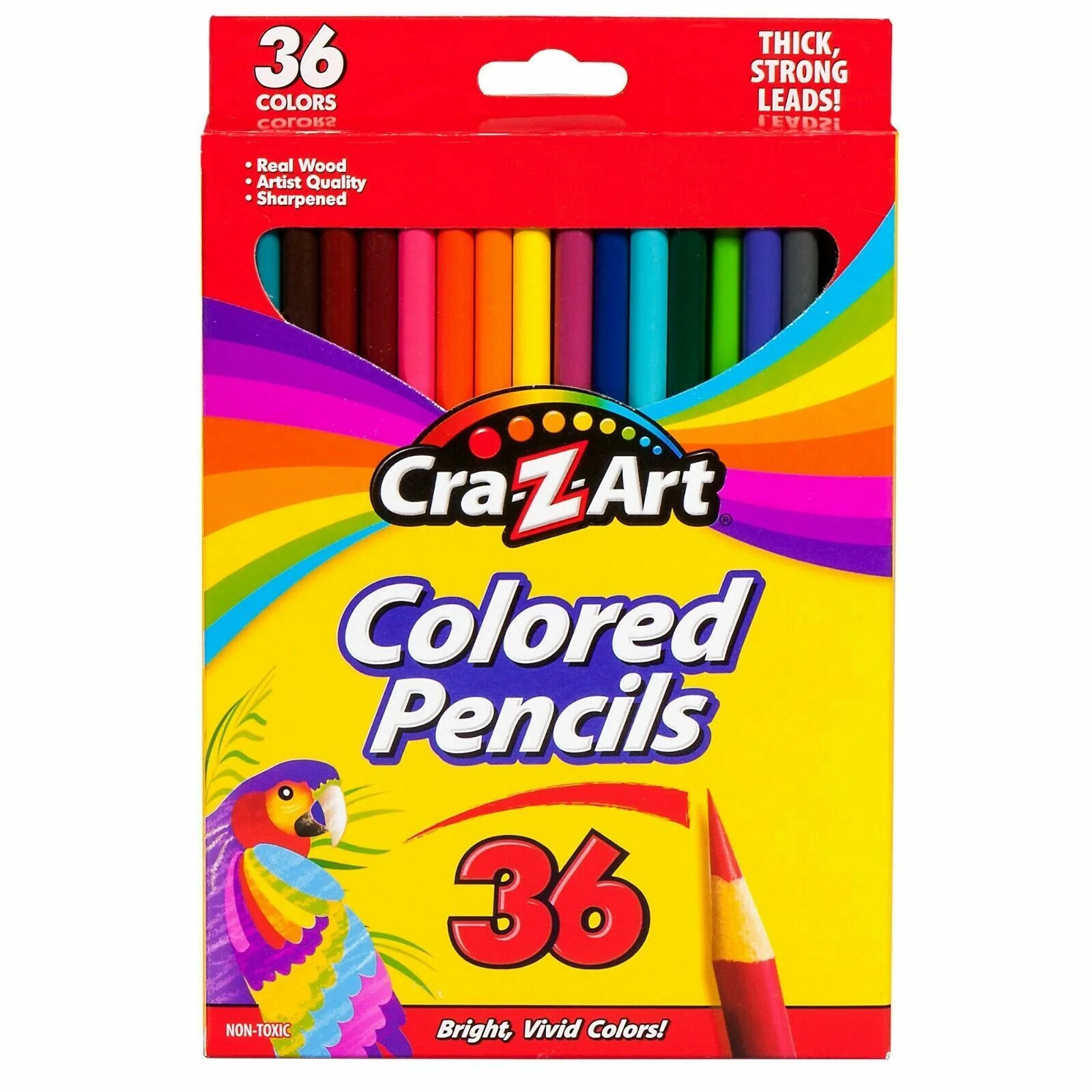 Cra-Z-Art Classic Colored Pencils, 3.3 mm, Assorted Colors, 