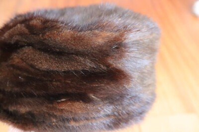 VIntage Dark Brown Mink SALLY VICTOR Pillbox Hat | eBay