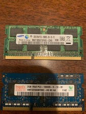 Hynix Samsung 4GB 2x2gb Laptop Notebook RAM Memory 10600 1Rx8 2Rx8 DDR3 1333
