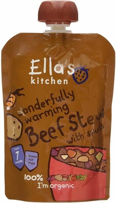 Ella's kitchen Organic beef stew 7m 130g (5060107332096)