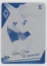 2019 Panini Phoenix Rookies Printing Plate Cyan 1/1 Greg Gaines #176 fm0