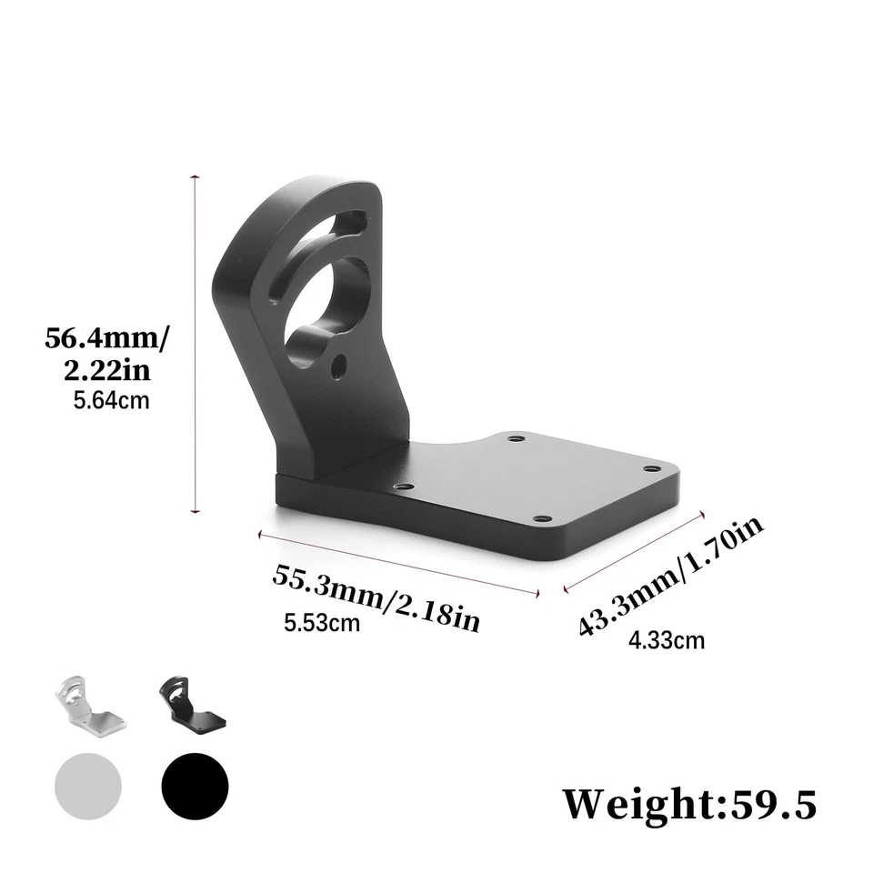 1* Aluminum Alloy 7075 Motor Mount Bracket For Traxxas Revo 2.5/3.3 1/10 RC Car - Image 2 of 4