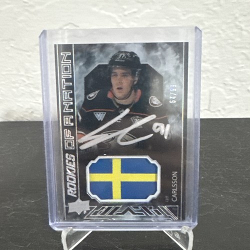Leo Carlsson #PON-CA 2023 SPx UD Black Pride of a Nation Auto Patch card