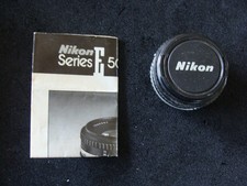 Vintage Nikon Lens seriese E 50mm, 3056144, f/1.8, made in Japan.