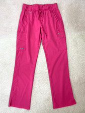 Grey  s Anatomy by Barco Active Nursing Scrub Pants Women Size Small HOT PINK