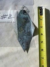 Paolo Soleri 6" Diamond Replacement Fin for Bronze or Ceramic Wind Bell #2 - NEW