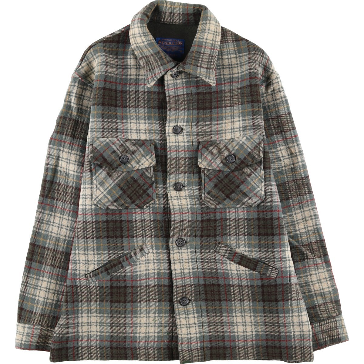 Vintage Pendleton Check Pattern Wool Jacket Made … - image 1
