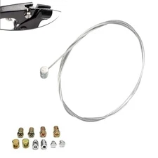 Motorcycle Throttle Cable Kit, 51" Flexible Cable Repair Kit, Emergency 