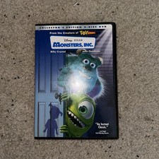 Monsters Inc. 2002 Disney Pixar Animated Movie Collector's Edition 2-Disc DVD