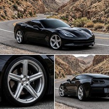 Gem G8z Forged Wheels 19x9.5 20x11 For C7 Corvette Stingray Brushed Aluminum Gem G8z Forged Wheels 19x9.5 20x11 For C7 Corvette Stingray Brushed Aluminum
