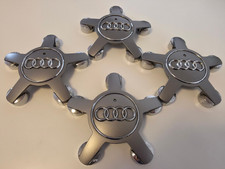 4x Originale Audi Nabendeckel 4F0601165N Nabenkappen Felgendeckel