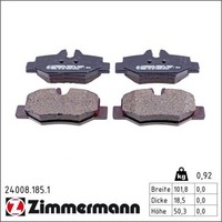 Zimmermann 24008.185.1 Bremsbelagsatz FüR Mercedes Benz Viano Vito Mixto W639