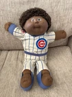 Vintage Cabbage Patch Kids Baseball Player Doll African American Chicago Cubs!