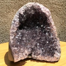 1190G Natural Amethyst Geode Crystal Mineral Specimen Freeform Healing Reiki