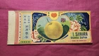 Japanese Vintage Can Food Label NASHI Pear Fruits made in Japan 1910's