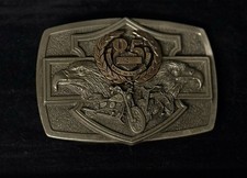 Vintage Harley Davidson Belt Buckle 85th Anniversary Limited Edition 828 Of 3000