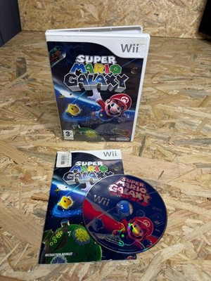 Nintendo Super Mario Galaxy Wii Spiel PAL Anleitung DVD 